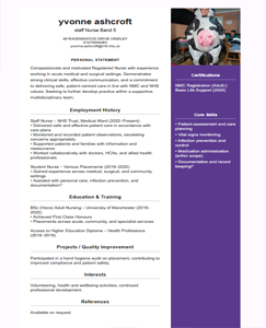 Highlight CV Template